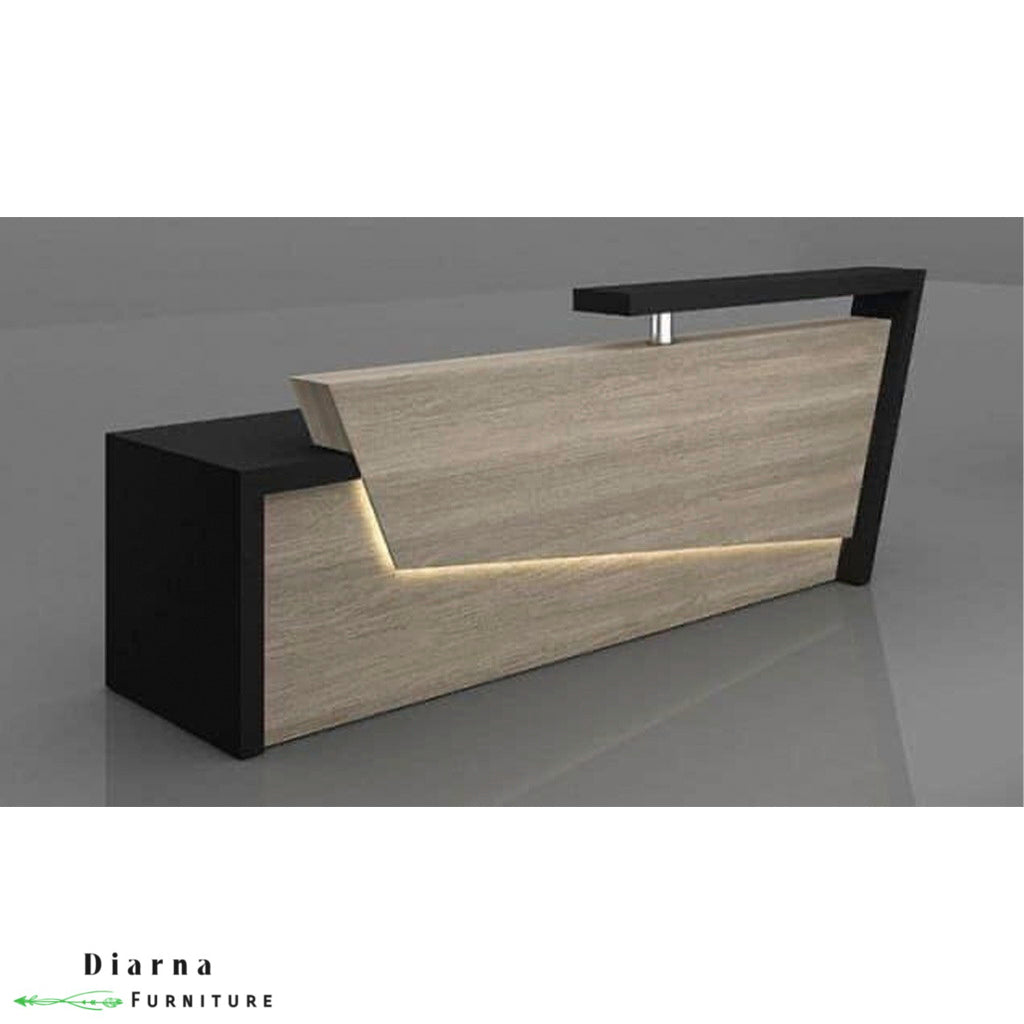 كونتر استقبال ام دي اف - اسود وبيج