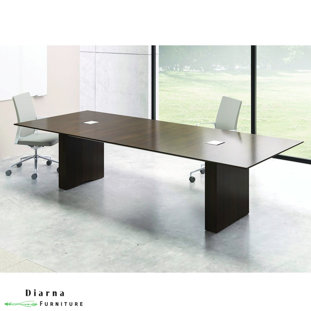 ترابيزة اجتماعات ام دي اف - بني غامق