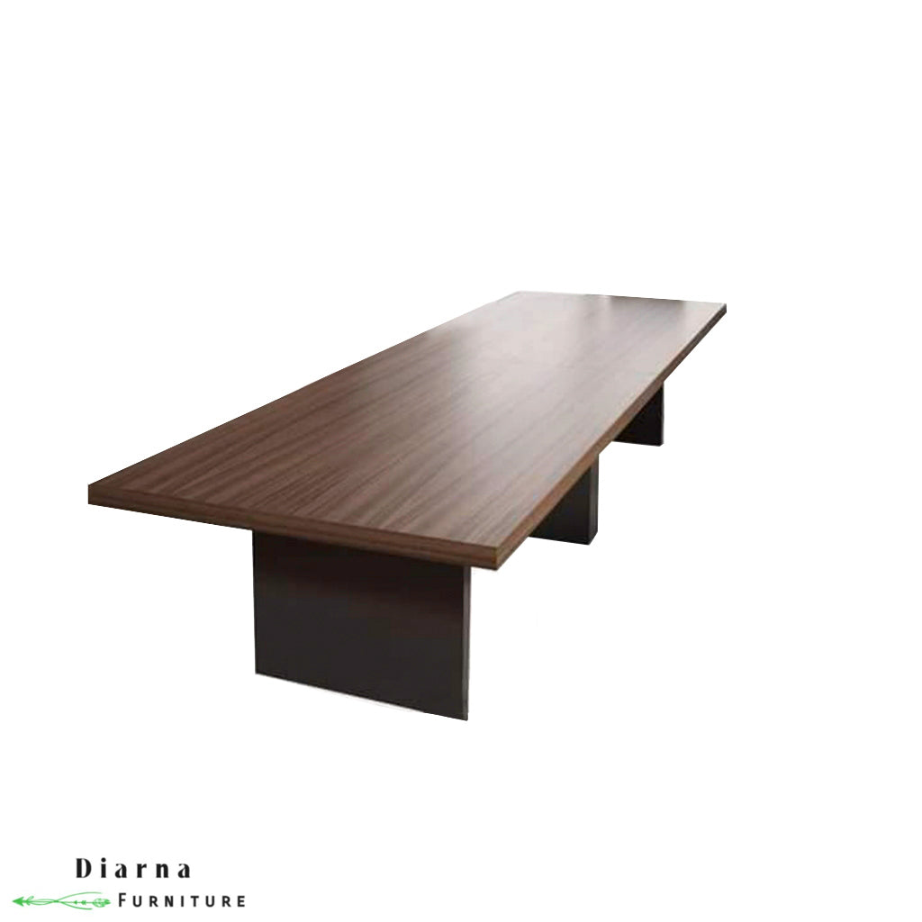 ترابيزة اجتماعات ام دي اف - بني غامق