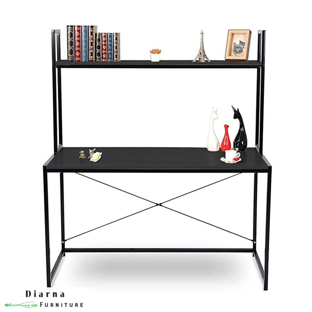 مكتب ستيل وام دي اف - اسود