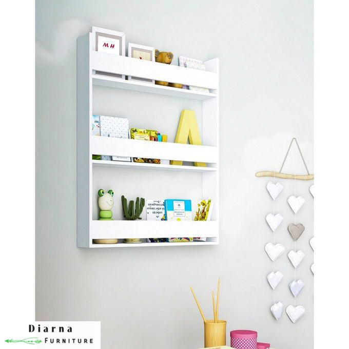 وحدة ارفف معلقة - ابيض