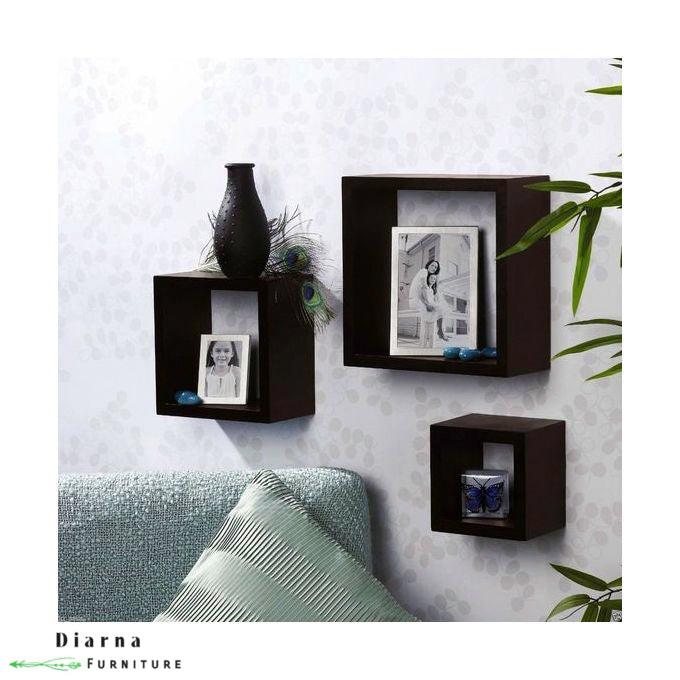 وحدة ارفف معلقة - ابيض