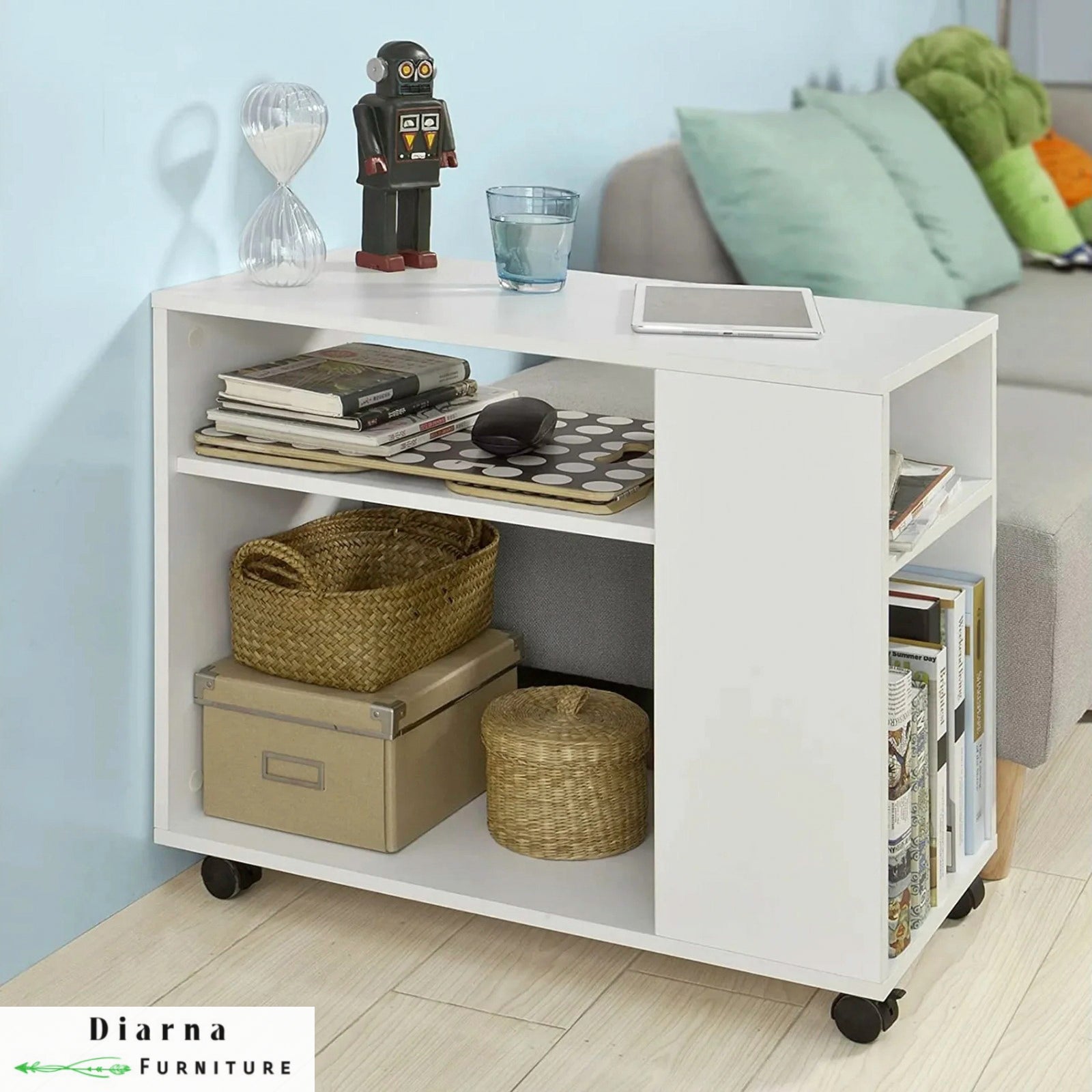 ترابيزة جانبية - ابيض