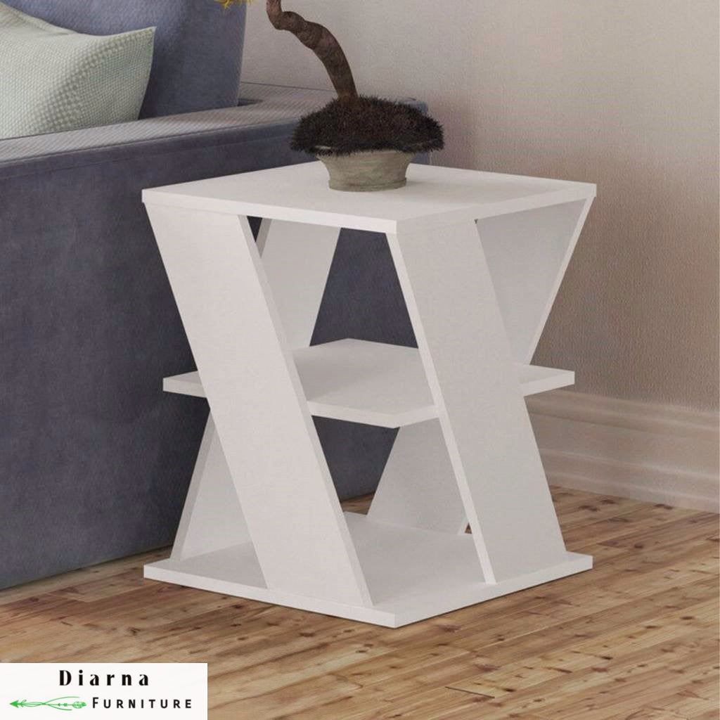 ترابيزة جانبية - ابيض