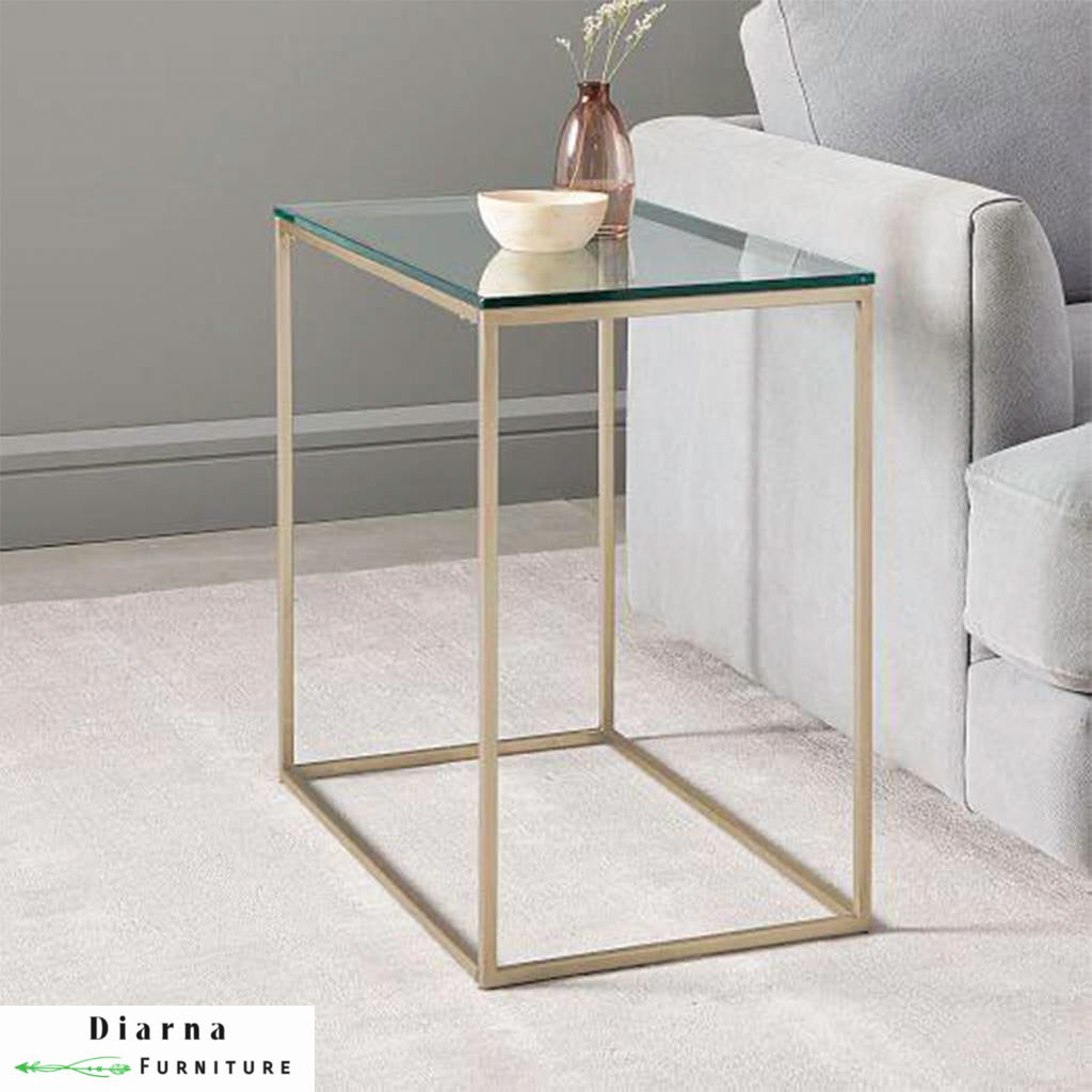 ترابيزة جانبية ستيل - دهبي