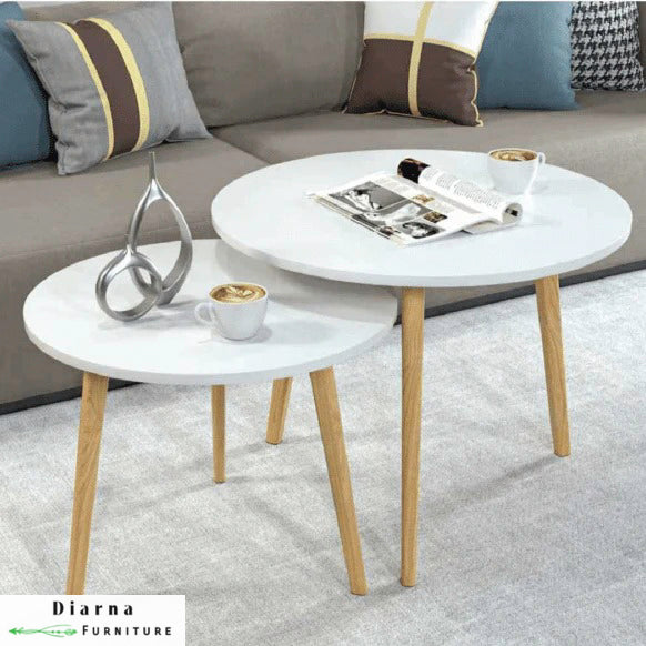 2 ترابيزة جانبية - ابيض