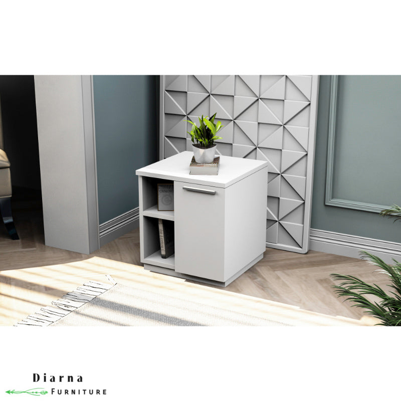 ترابيزة جانبية - ابيض