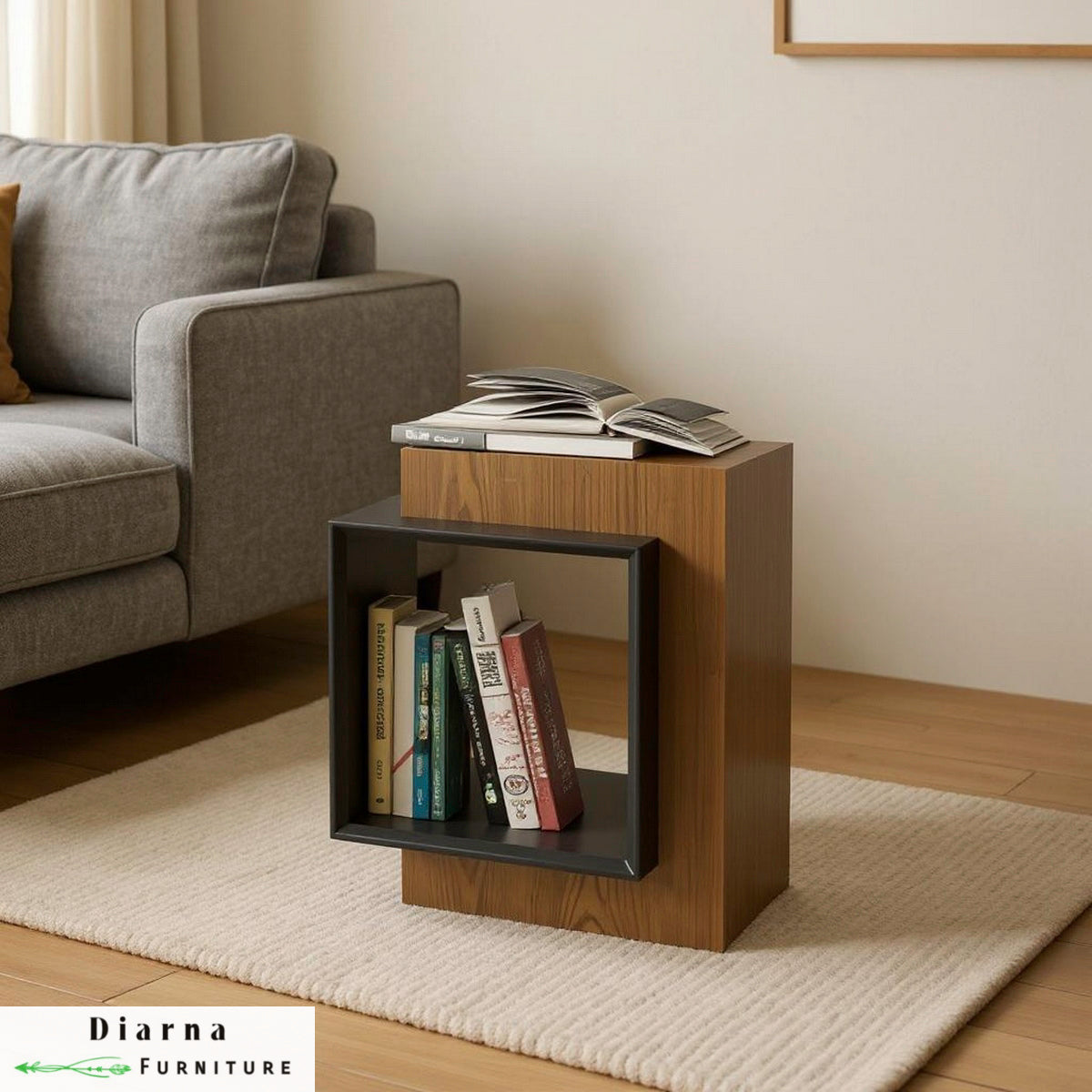 ترابيزة جانبية - بني واسود