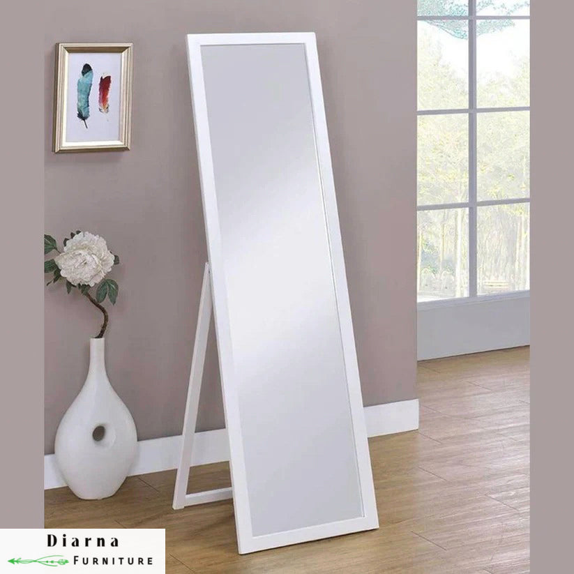 مرايا ام دي اف - ابيض