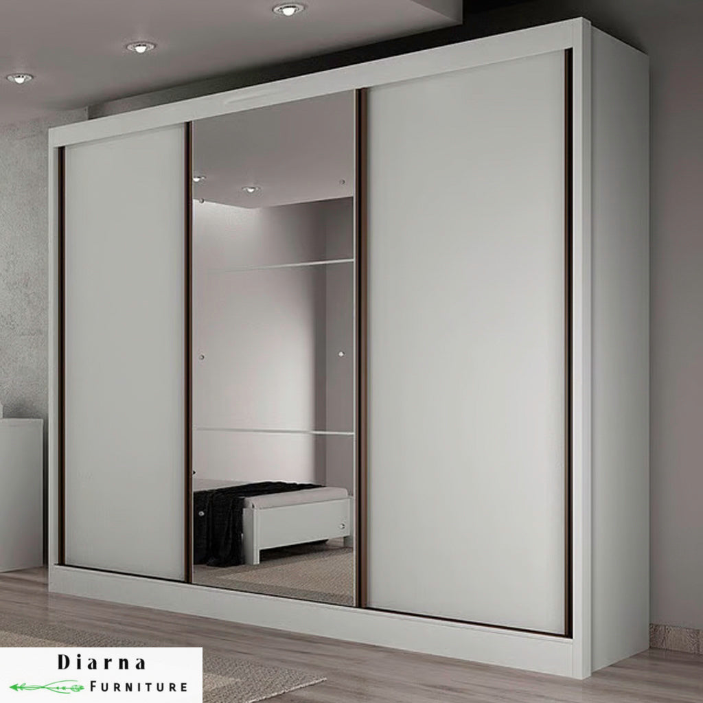 دولاب 220 سم - ابيض