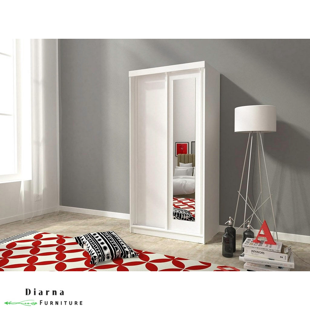 دولاب 100 سم - ابيض