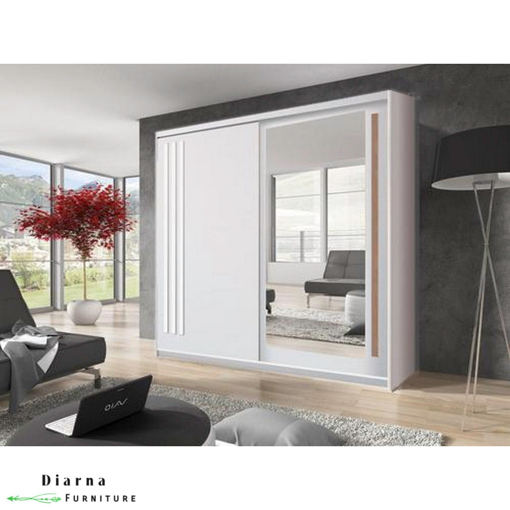 دولاب 200 سم - ابيض