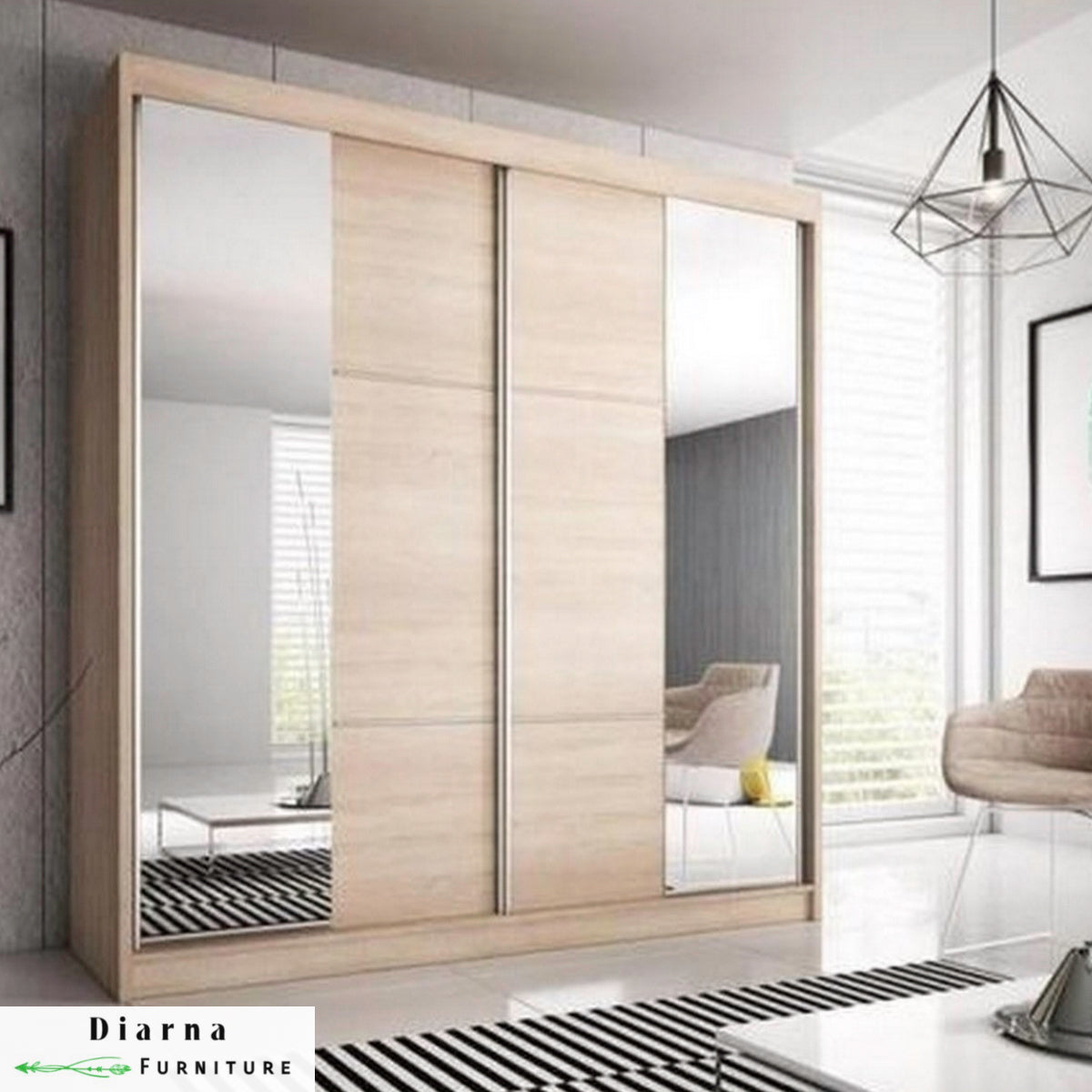 دولاب 220 سم - بيج