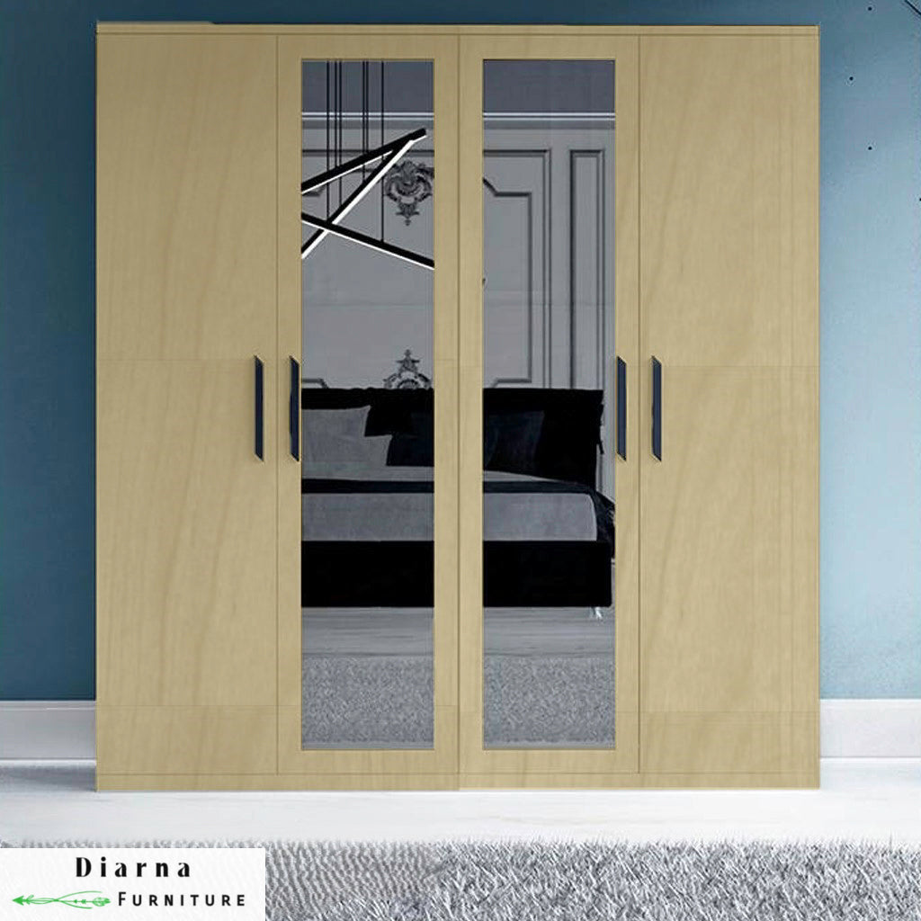 دولاب 160 سم - رمادي