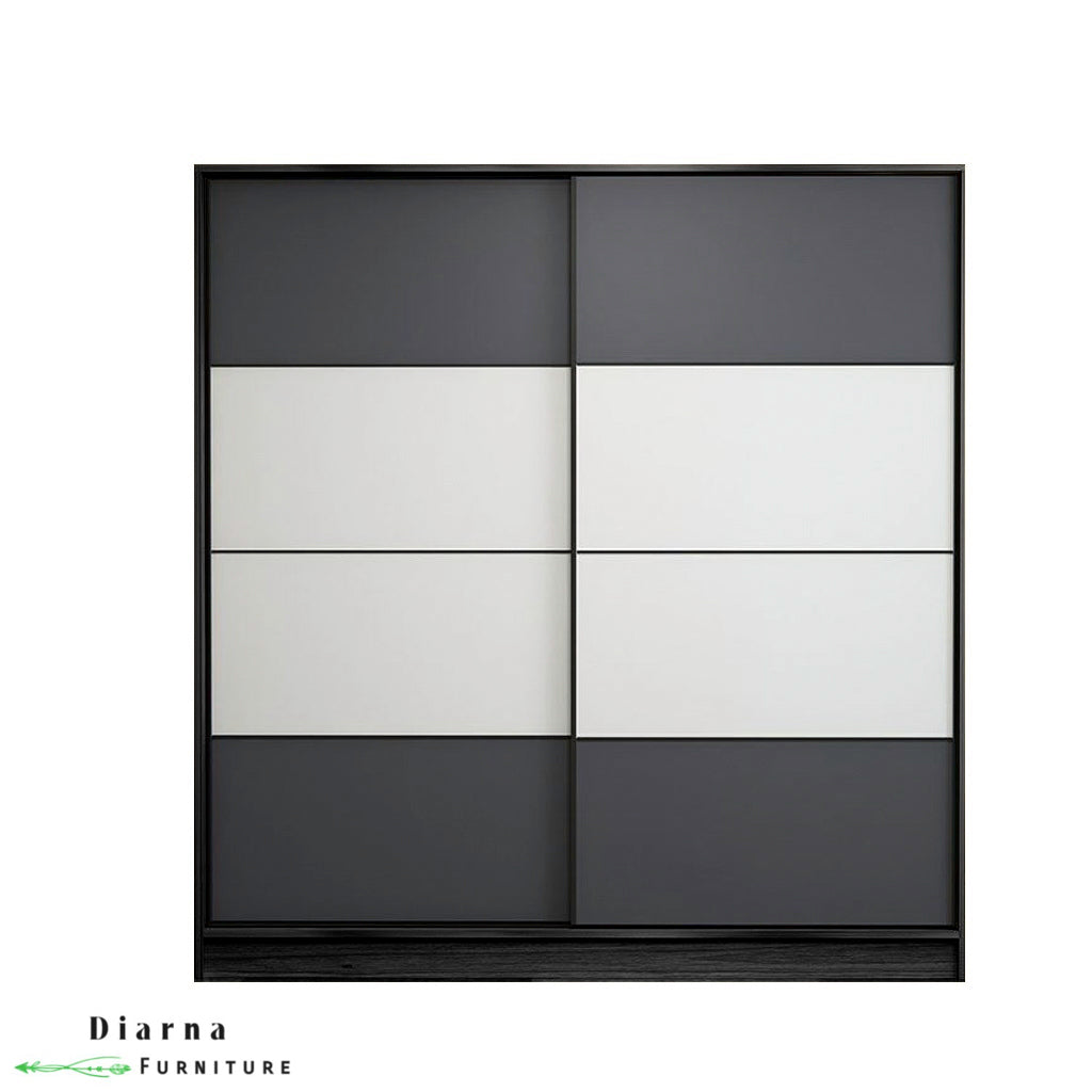 دولاب 140 سم - بيج وابيض