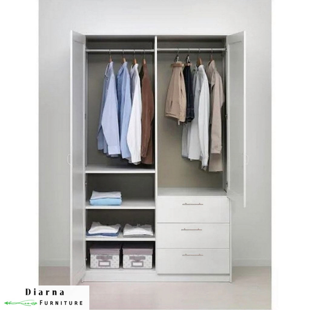 دولاب 100 سم - ابيض