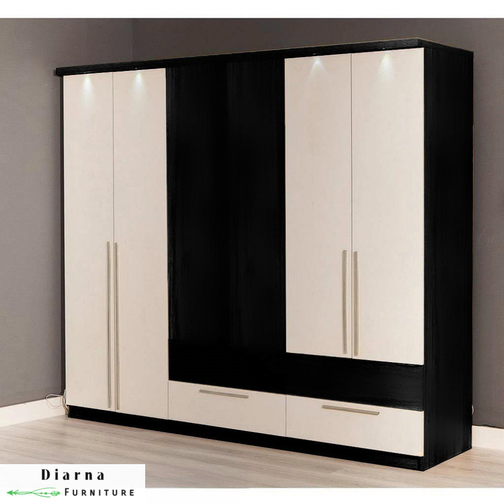 دولاب 240 سم - ابيض واسود