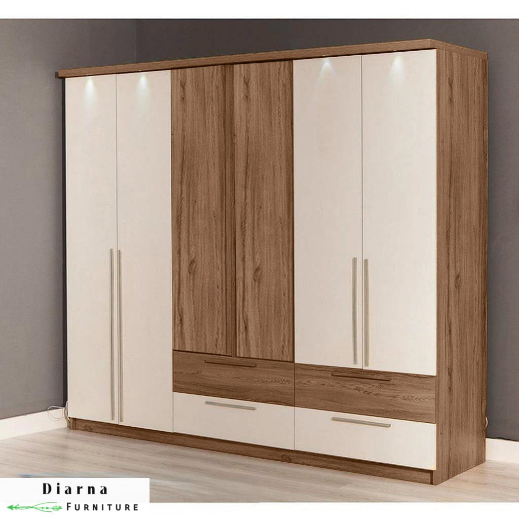 دولاب 240 سم - ابيض واسود