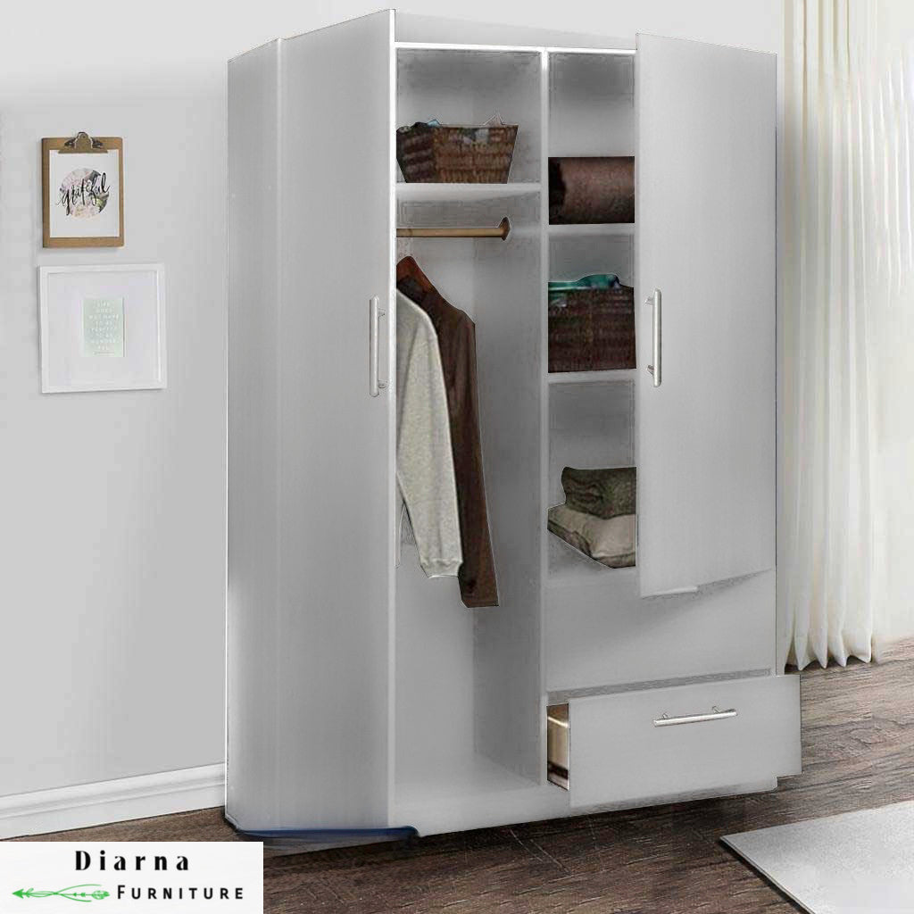 دولاب 100 سم - ابيض