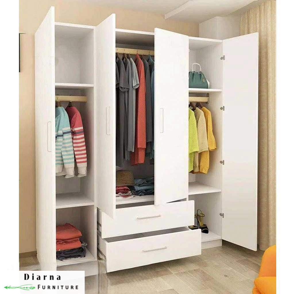 دولاب 200 سم - ابيض