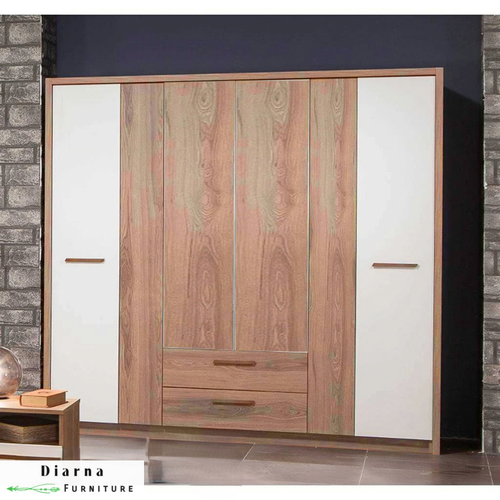 دولاب 180سم - اسود وابيض