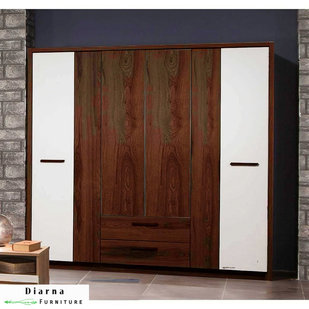 دولاب 180سم - اسود وابيض