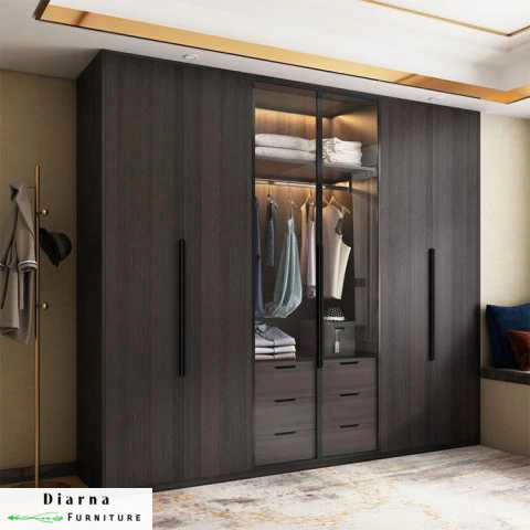 دولاب بني 240 سم - بني