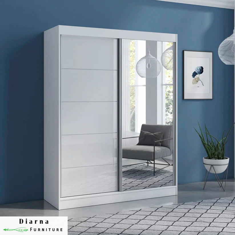 دولاب 160 سم - ابيض