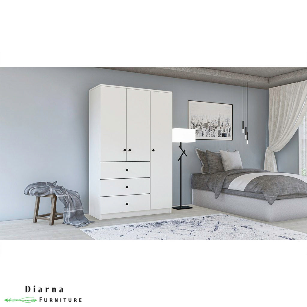 دولاب 90 سم - ابيض