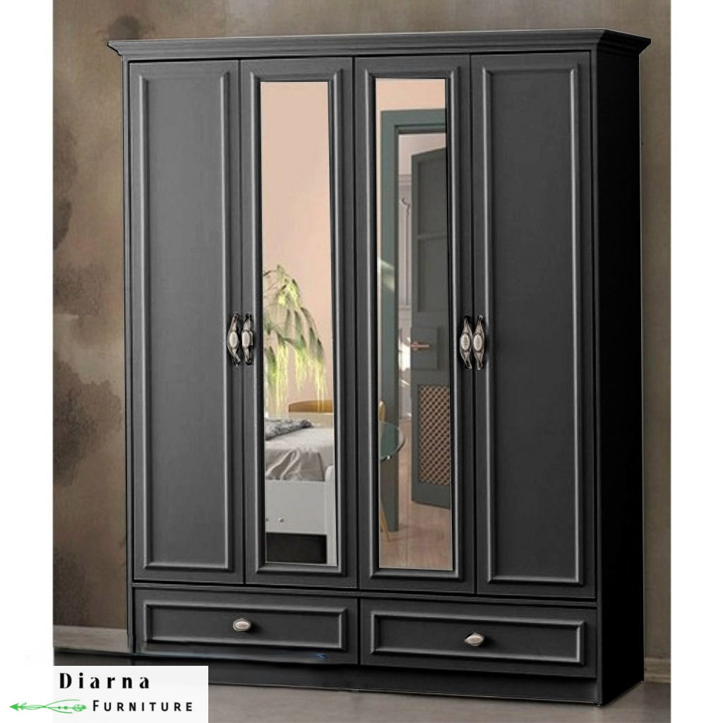 دولاب 140 سم - ابيض