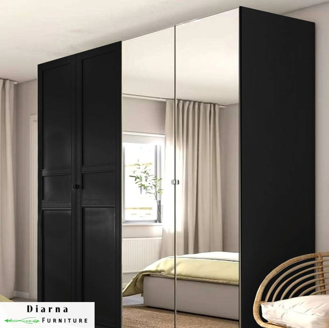 دولاب 200 سم - ابيض