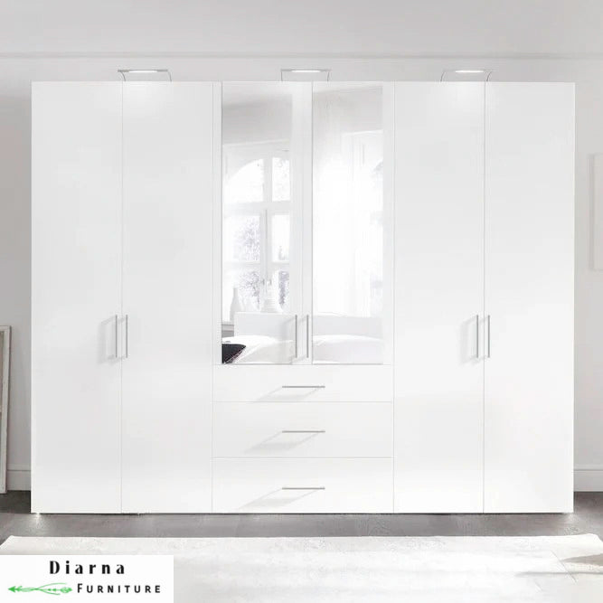 دولاب 220 سم - ابيض