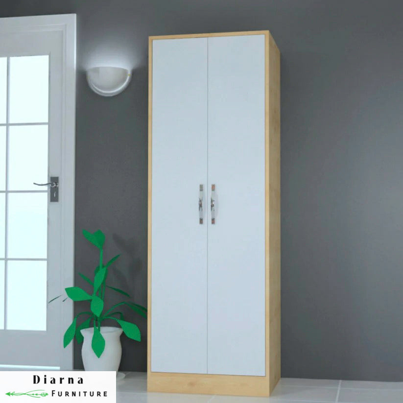 دولاب 63 سم - ابيض وبيج