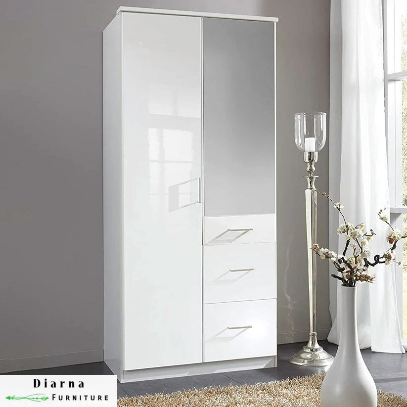 دولاب 120 سم - ابيض