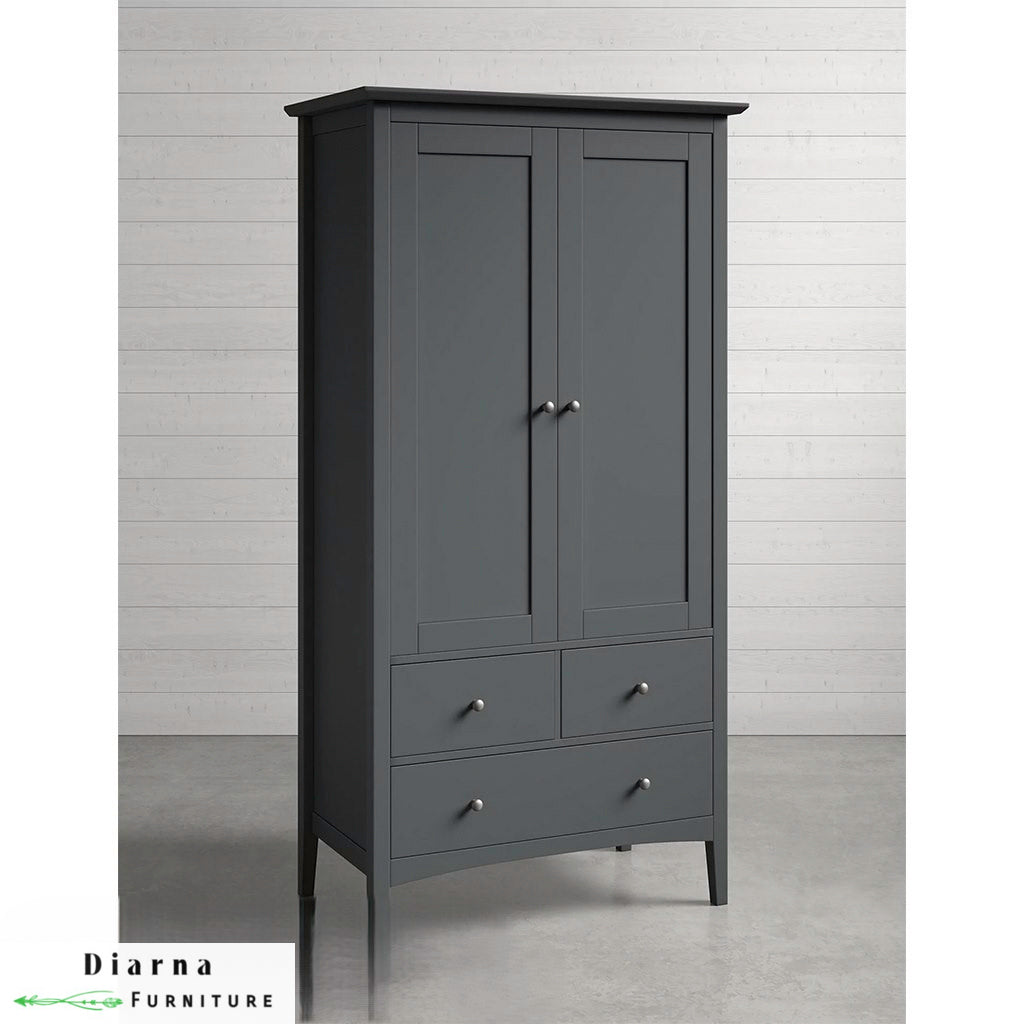 دولاب 96 سم - رمادي