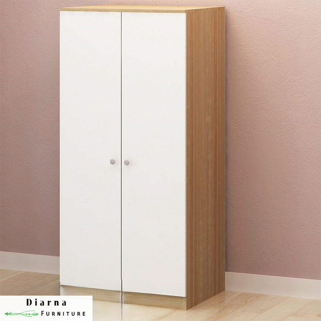 دولاب 80 سم - بيج وابيض