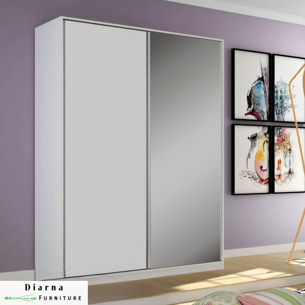 دولاب 129 سم - ابيض