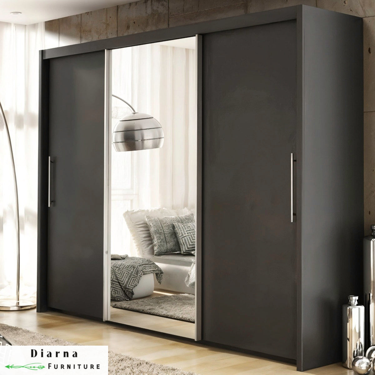 دولاب 240 سم - اسود