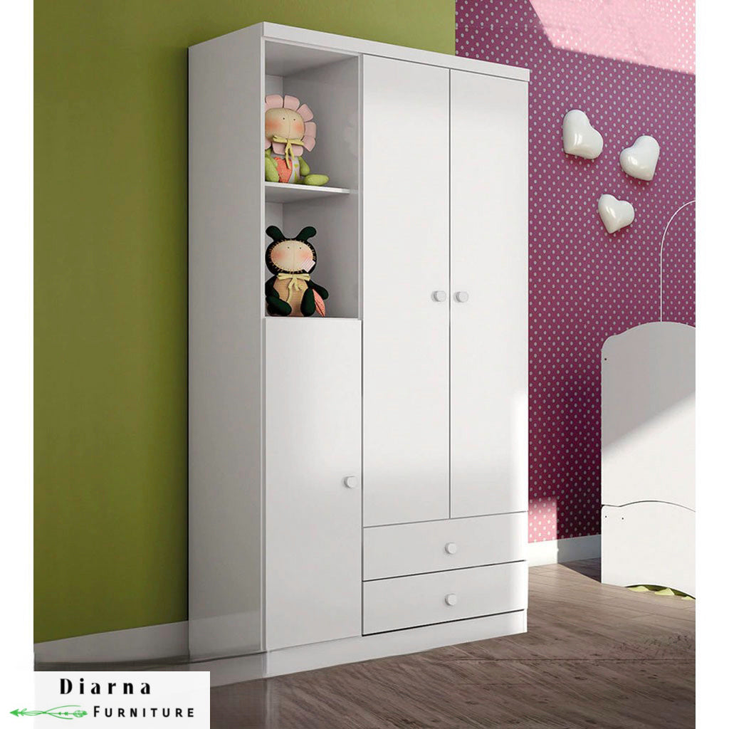 دولاب 140 سم - ابيض