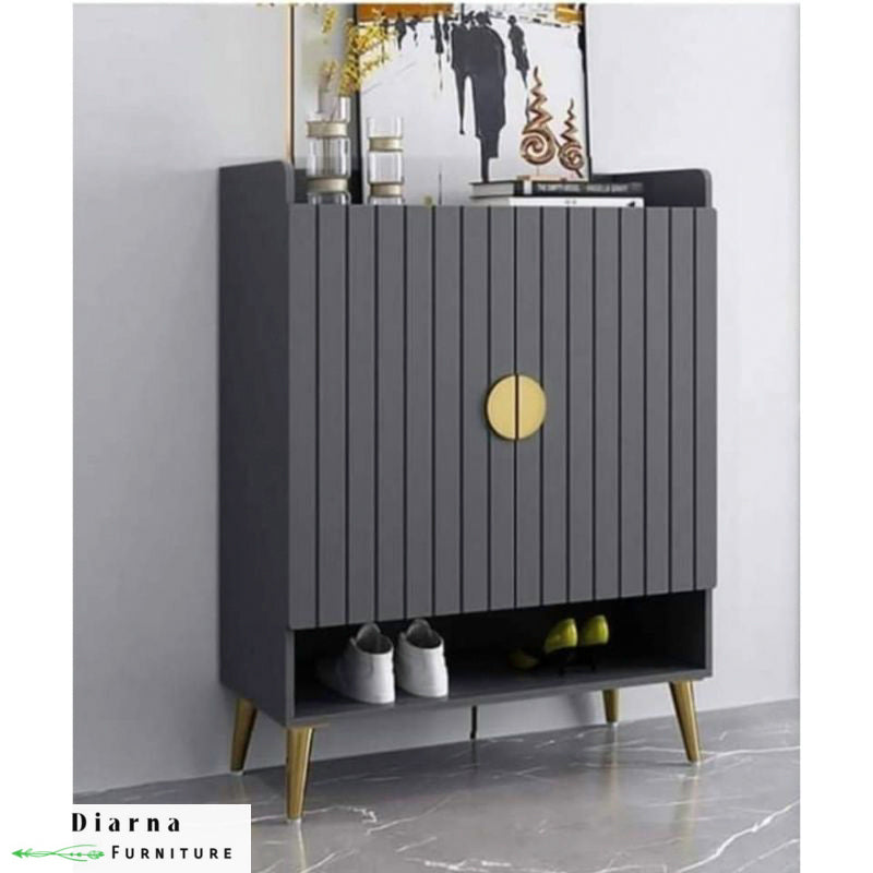 جزامة ام دي اف - رمادي ودهبي