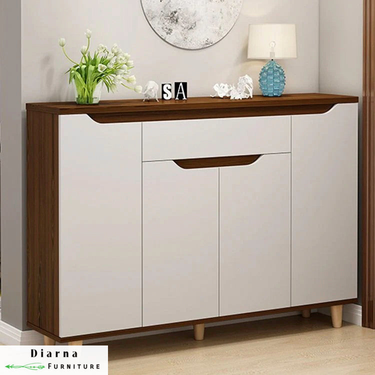 جزامة ام دي اف - بني وابيض