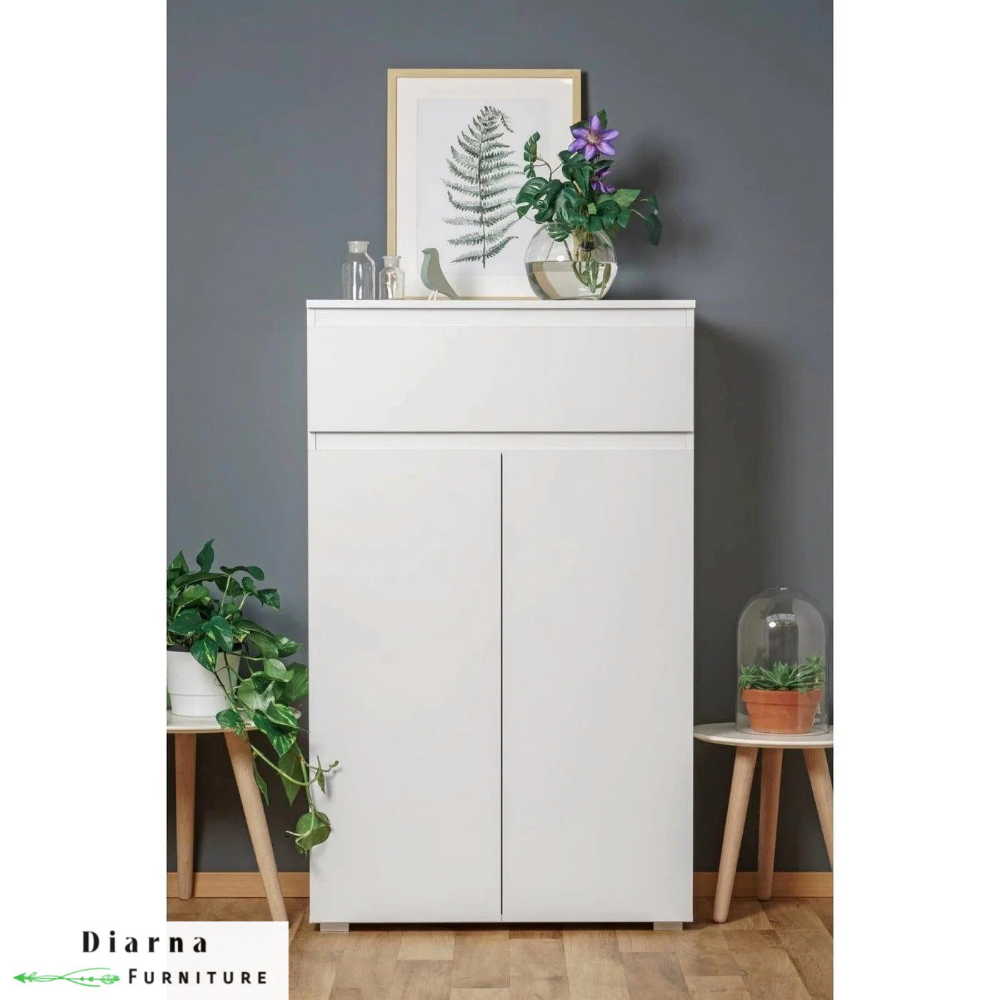 جزامة ام دي اف - ابيض