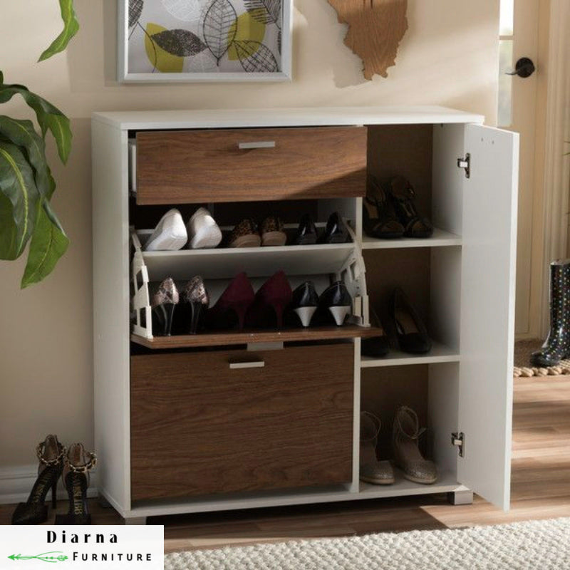 جزامة ام دي اف - بني وابيض