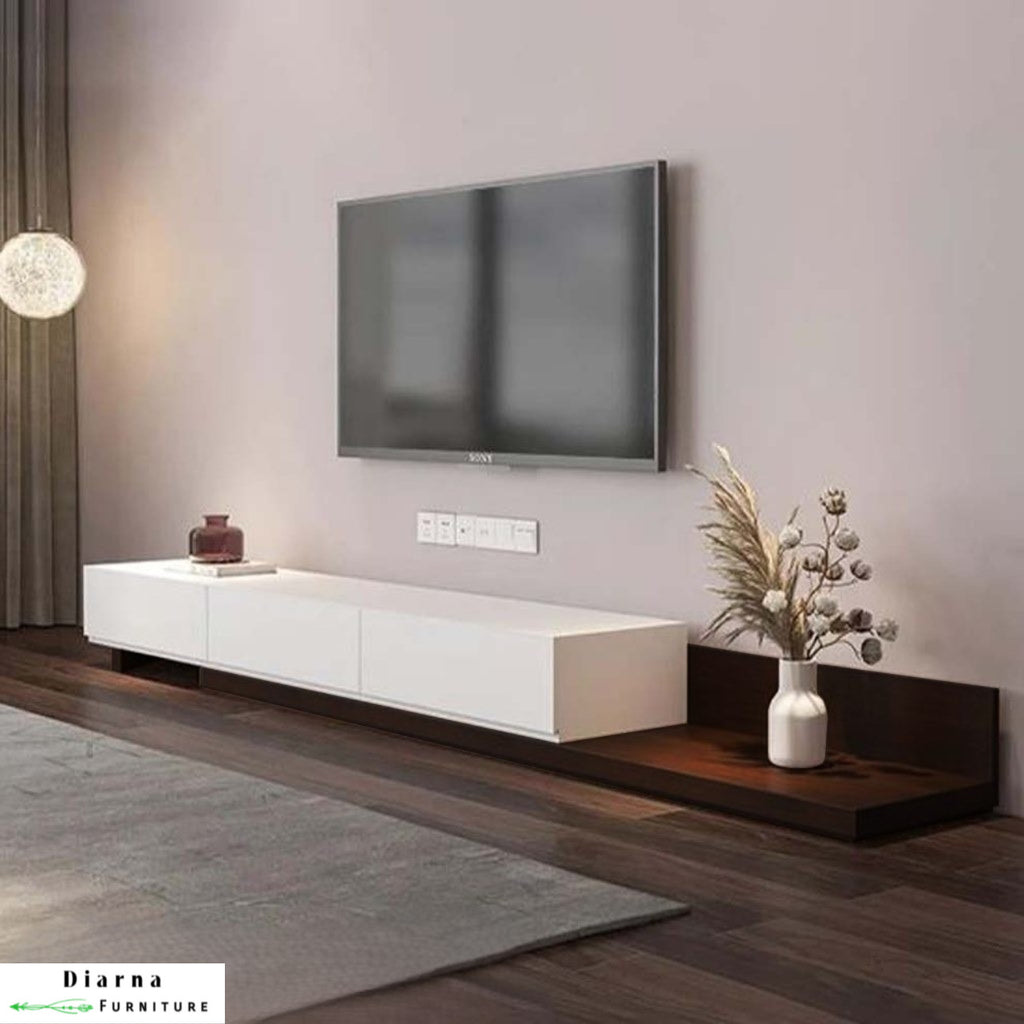 وحدة تليفزيون ام دي اف - بني وابيض