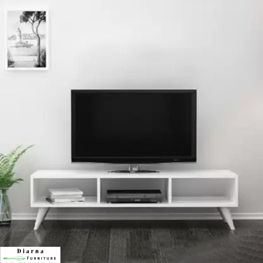 وحدة تليفزيون ام دي اف - ابيض