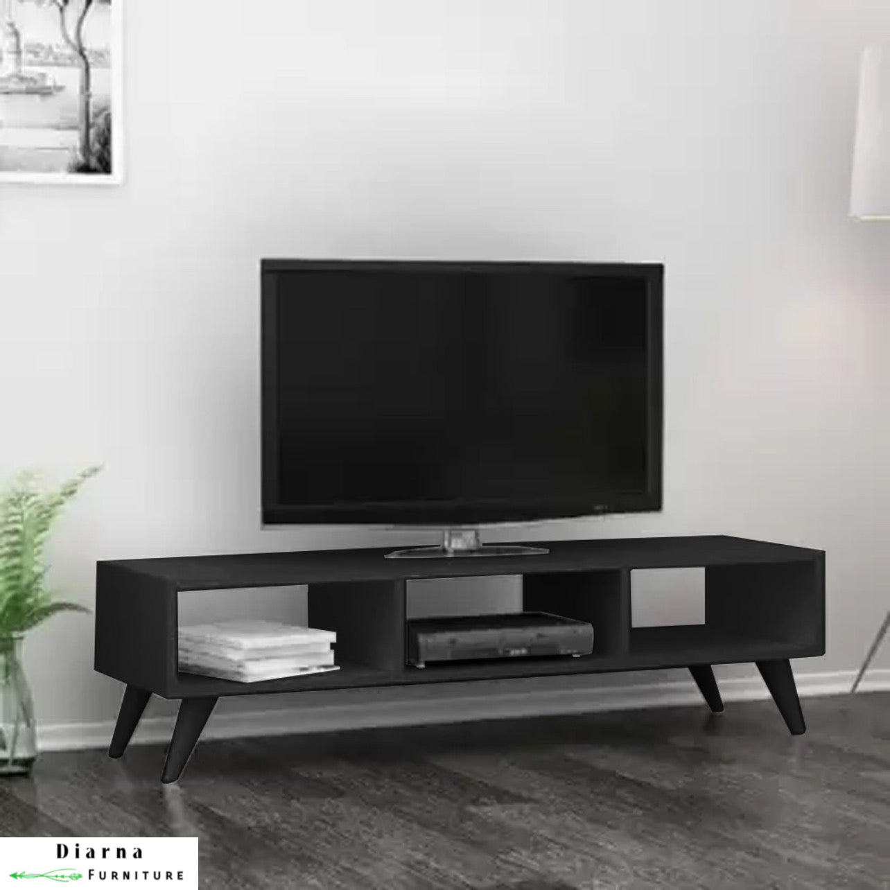 وحدة تليفزيون ام دي اف - ابيض