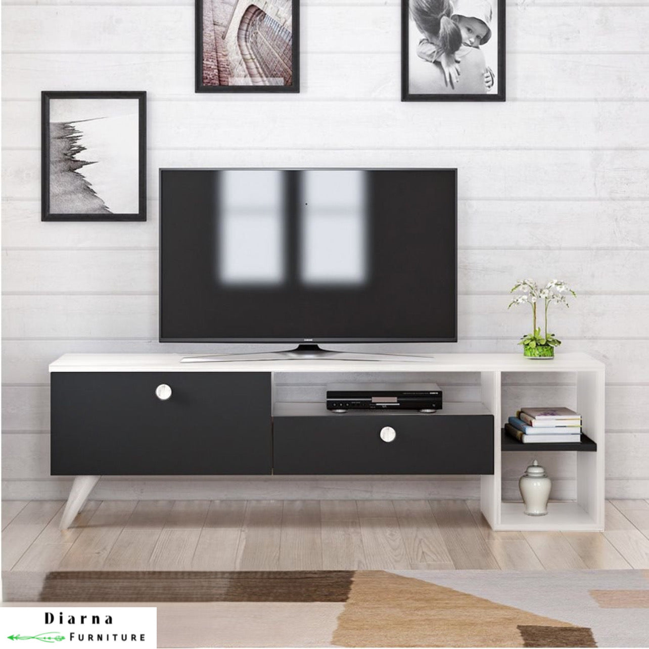 وحدة تليفزيون ام دي اف - ابيض واسود