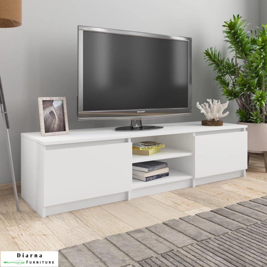 وحدة تليفزيون ام دي اف - ابيض