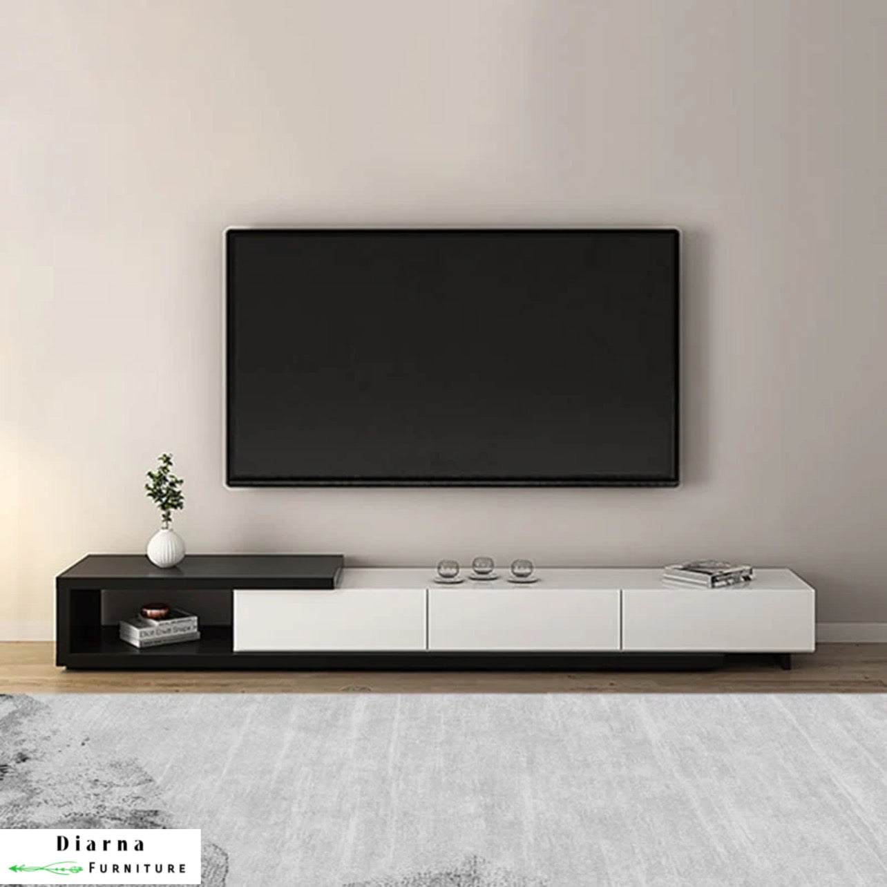 وحدة تليفزيون ام دي اف - ابيض واسود