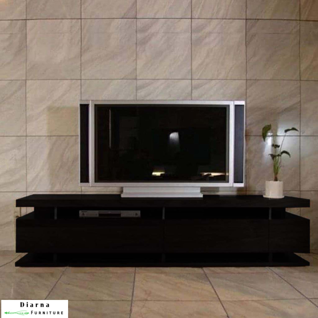 وحدة تليفزيون ام دي اف  - اسود